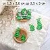 Нож "Вика посевная. Листья", 2,5х5 см (ScrapMania)