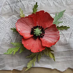 Нож "Васильково-маковое поле", 5х8,5 см (Scrapfriend)