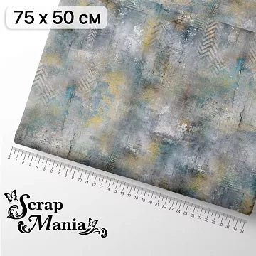 Отрез ткани 75х50 см "Элементарно, Ватсон! Туман воспоминаний" (ScrapMania)