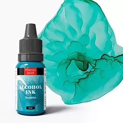 Чернила спиртовые "Turquoise. Бирюзовая", 5 мл (Фрактальные краски)