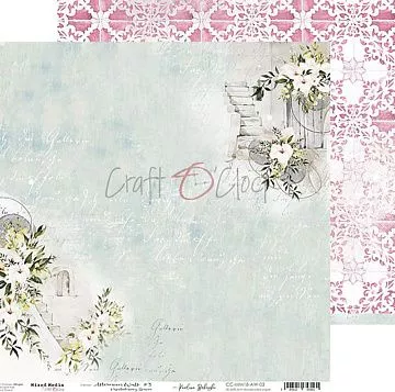 Бумага 30х30 см "Afternoon walk 03" (CraftO'clock)