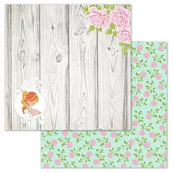 Набор бумаги 30,5х30,5 см "Теперь семья", 15 листов (ScrapMania)