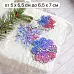 Нож "Сказка на Новый Год. Кристальные снежинки", 6,5х7 см (ScrapMania)