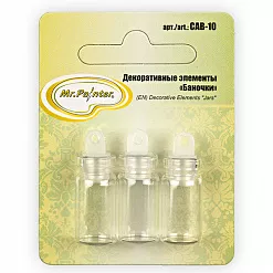 Набор стеклянных бутылочек "Подвески" (Mr.Painter) Набор стеклянных бутылочек "Подвески" (Mr.Painter)