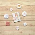 Набор цветного чипборда "Свадебный букет" (ScrapMania)
