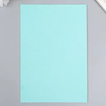 Лист фоамирана с глиттером 20х30 см "Морская волна", толщина 2 мм