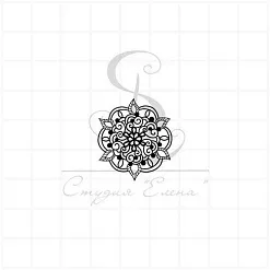 Штамп "Дзен 1", 2,5х2,8 см (Студия "Елена") Штамп "Дзен 1", 2,5х2,8 см (Студия "Елена")