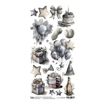 Бумага 13х28 см "Мужские правила. Лист для вырезания 9" (Fantasy)