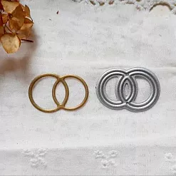 Нож "Свадебные кольца", 2,5х1,5 см (Scrapfriend) Нож "Свадебные кольца", 2,5х1,5 см (Scrapfriend)