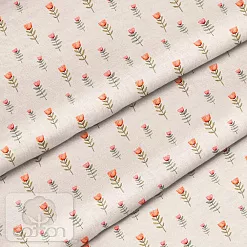 Отрез ткани 79х50 см "Тюльпаны" (Cotton)