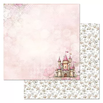 Бумага "Маленькая королева. Строй замки" (ScrapMania)