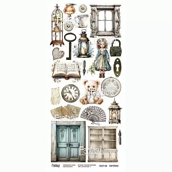 Бумага 13х27 см "Винтажная рапсодия 5" (Fantasy)