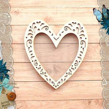 Чипборд "Алиса в сказке. Шейкер. Черви большой" (ScrapMania)