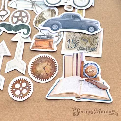Набор высечек из бумаги "Идеальный мужчина", 25 шт (ScrapMania)