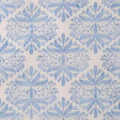 Отрез ткани 48х50 см "Цветущие сады. Винтажно-голубой дамаск на бежевом" (Артмикс)