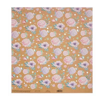 Бумага крафт с голографическим фольгированием "Мечтай" (АртУзор)