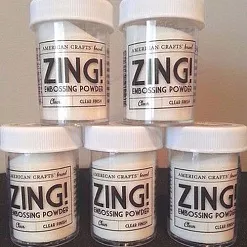 Пудра для эмбоссинга "Clear. Прозрачная" (American Crafts)