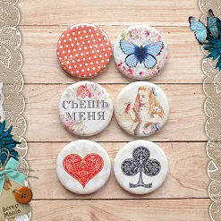Набор фишек "Алиса в сказке. Съешь меня" (ScrapMania)