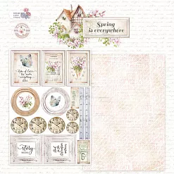 Набор бумаги А5 "Spring is everywhere. Для вырезания", 18 листов (DreamLight Studio)