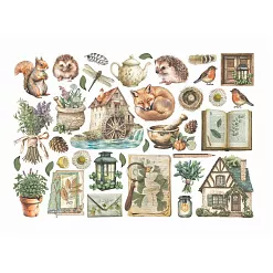 Набор вырубок "Herbarium Silvae", 36 шт (Stamperia)