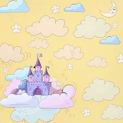Бумага "Маленькие мечты. Небесный замок" (SpringScrap) Бумага "Маленькие мечты. Небесный замок" (SpringScrap)