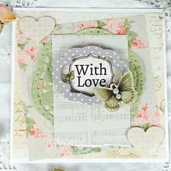 Набор бумаги 20х20 см "Floral muse", 48 листов (Dovecraft)