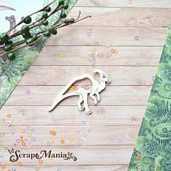 Чипборд "Эра динозавров. Шейкер. Паразауролоф маленький" (ScrapMania)