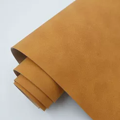 Отрез экокожи 30х69 см "Нубук мягкий. Карамель" (Pty Китай)