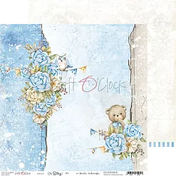 Набор бумаги 15х15 см "Oh, Boy!", 24 листа (CraftO'clock)