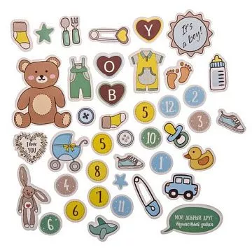 Набор вырубок "It's a boy" (АртУзор)