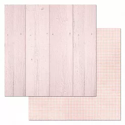 Бумага "Фономикс. Розовый. Клетка" (ScrapMania)