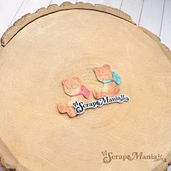 Нож "Детство. Мишутка с бантиком", 2,5х3,5 см (ScrapMania) Нож "Детство. Мишутка с бантиком", 2,5х3,5 см (ScrapMania)