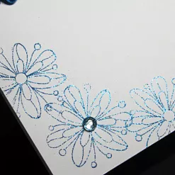 Пудра для эмбоссинга с глиттером ZING "Blue. Синий" (American Crafts)