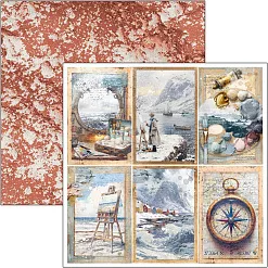 Набор бумаги 20х20 см "Artist Journey", (Ciao bella) Набор бумаги 20х20 см "Artist Journey", (Ciao bella)