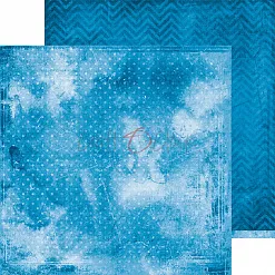 Бумага "Blue Mood 02" (CraftO'clock)