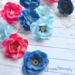 Нож "Цветок гибискуса маленький" 5х5 см (ScrapMania)