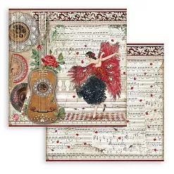 Набор бумаги 30х30 см "Desire", 10 листов (Stamperia)