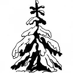 Штамп "Елка большая 2" (Елена Виноградова) Штамп "Елка большая 2" (Елена Виноградова)