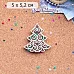 Шейкер "Фономикс. Новогодний. Ажурная елка мини", 5х5,2 см (ScrapMania)