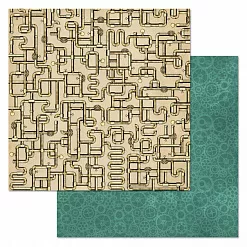 Набор бумаги 30,5х30,5 см "Вечные странники", 12 листов (ScrapMania)