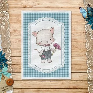 Тканевая карточка "Непоседы. Для тебя" (ScrapMania)