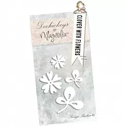 Набор ножей для вырубки "Клевер и цветы" (Magnolia) Набор ножей для вырубки "Клевер и цветы" (Magnolia)
