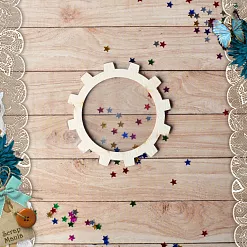 Чипборд "Вечные странники. Шейкер. Шестеренка 2 маленькая" (ScrapMania)