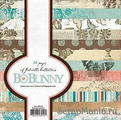 Набор бумаги 15х15 см "Бабочки", 36 листов (BoBunny)