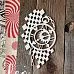 Чипборд "Алиса. Фон с часами 1", 5,5х9 см (LeoMammy) Чипборд "Алиса. Фон с часами 1", 5,5х9 см (LeoMammy)