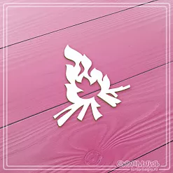 Чипборд "Костер", 4х4,1 см (СкрапМагия) Чипборд "Костер", 4х4,1 см (СкрапМагия)