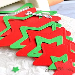 Нож "Звезды со строчкой", 12х12 см (ScrapMania)