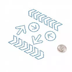 Наклейки из страз "Вокруг света 2" (ScrapBerry's)