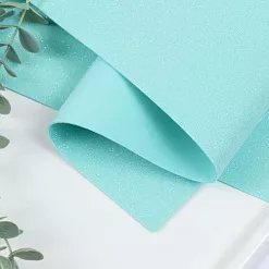 Лист фоамирана с глиттером 50х50 см "Мятный", толщина 2 мм