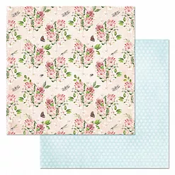 Набор бумаги 30,5х30,5 см "Пробуждение природы", 12 листов (ScrapMania)